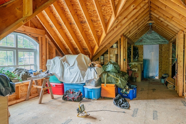 17 Easy St, Standish, ME 04084 - view of unfinished attic