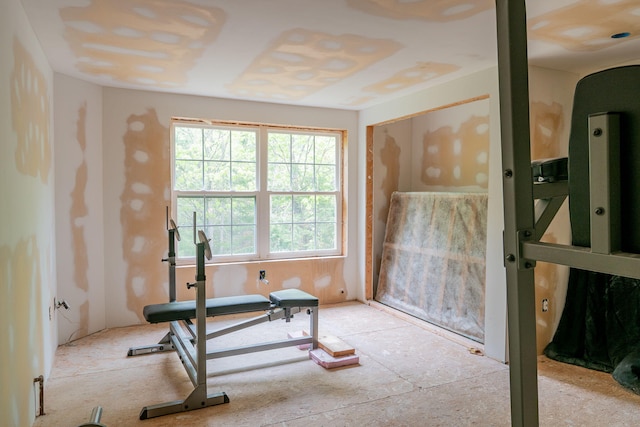 17 Easy St, Standish, ME 04084 - workout room with healthy amount of natural light and arched walkways