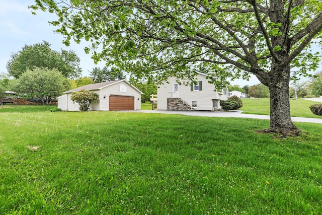 4 Shirley Ln, Gorham, ME 04038 - view of front of house with an outbuilding and a front lawn