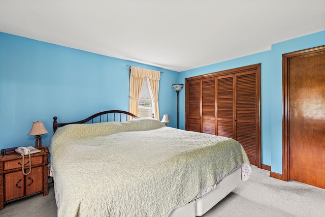 4 Shirley Ln, Gorham, ME 04038 - bedroom with carpet flooring, a closet, and baseboards