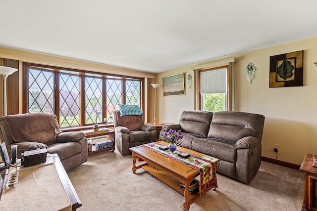 4 Shirley Ln, Gorham, ME 04038 - living room with plenty of natural light and light colored carpet