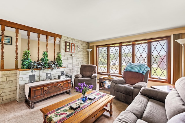 4 Shirley Ln, Gorham, ME 04038 - carpeted living room with healthy amount of natural light and a baseboard heating unit