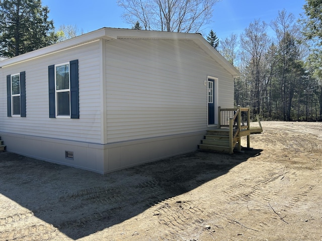 209 Sandy Acres Dr, Sullivan, ME 04664 - view of property exterior featuring crawl space