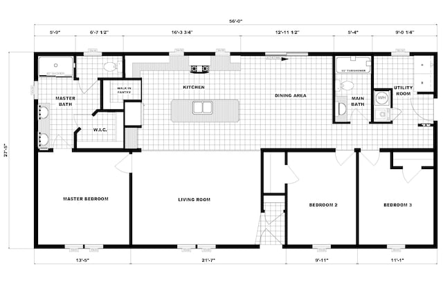 209 Sandy Acres Dr, Sullivan, ME 04664 - floor plan / room layout