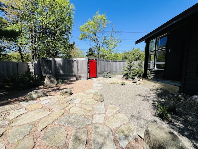 341 Ellsworth Rd, Blue Hill, ME 04614 - fenced backyard featuring a gate