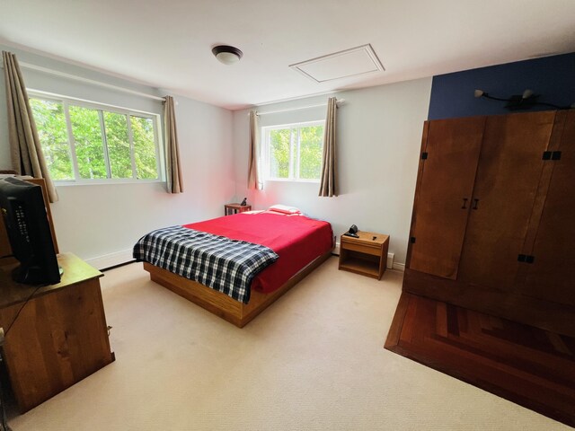 341 Ellsworth Rd, Blue Hill, ME 04614 - bedroom featuring light carpet and baseboards