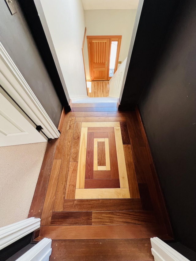 341 Ellsworth Rd, Blue Hill, ME 04614 - stairway with baseboards
