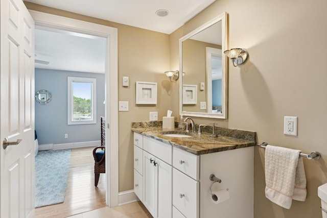47 Ocean Ave Unit 6, Kennebunkport, ME 04046 - bathroom featuring vanity and wood finished floors