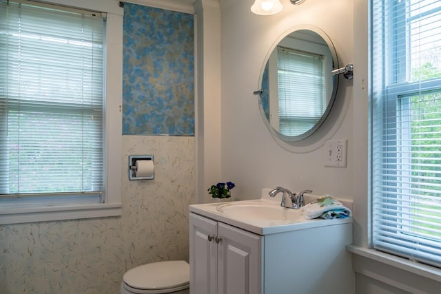 57 Bow St, Freeport, ME 04032 - bathroom featuring vanity and toilet