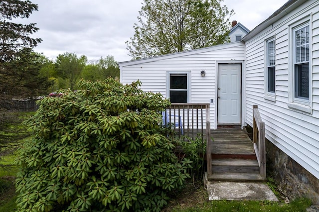 57 Bow St, Freeport, ME 04032 - view of entrance to property