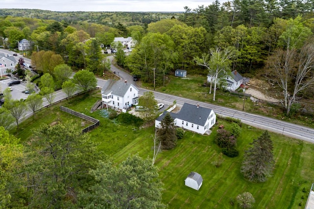 57 Bow St, Freeport, ME 04032 - view of subject property with a forest