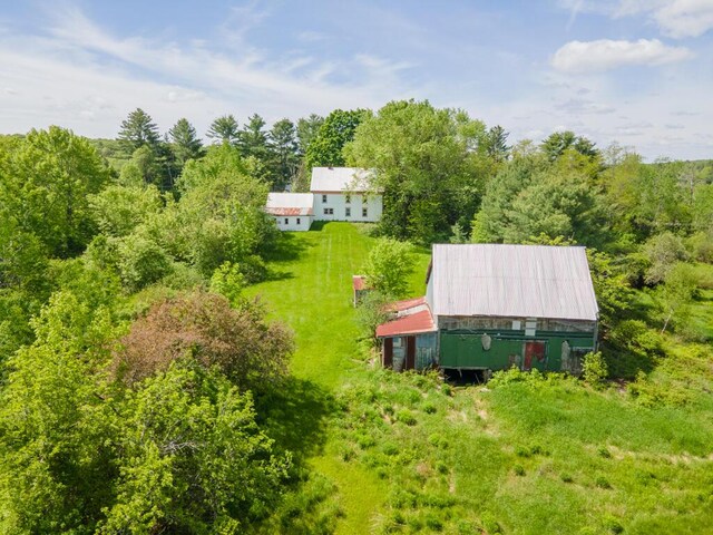 79 Patterson Rd, Dresden, ME 04342 - view of subject property with a heavily wooded area