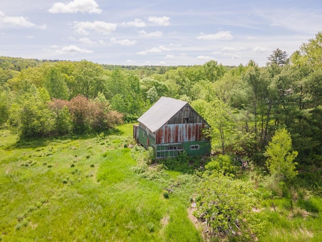 79 Patterson Rd, Dresden, ME 04342 - view from above of property featuring a forest