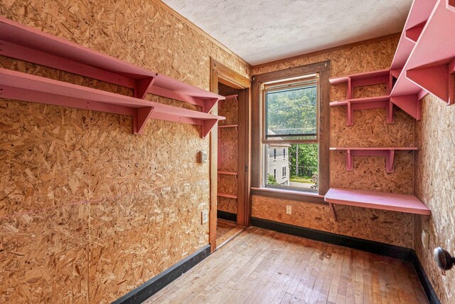 27 Maple St, Limerick, ME 04048 - mudroom with wood-type flooring and a textured ceiling