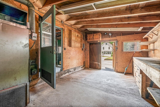 27 Maple St, Limerick, ME 04048 - miscellaneous room with concrete floors