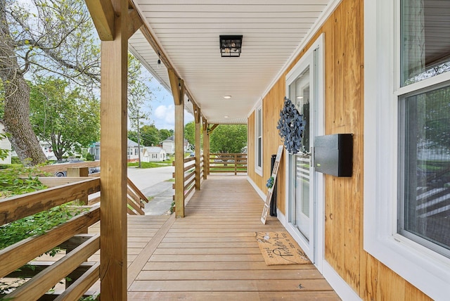 124 Dumont Ave, Lewiston, ME 04240 - view of wooden porch