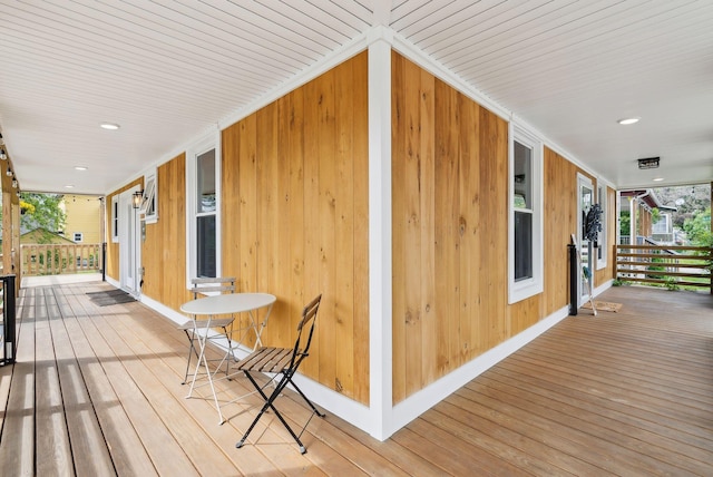 124 Dumont Ave, Lewiston, ME 04240 - view of wooden porch