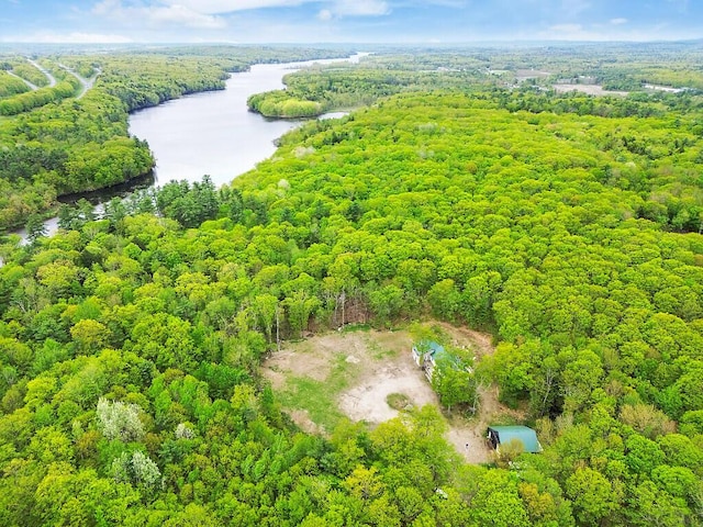 39 Lobo Ln, West Gardiner, ME 04345 - aerial view of a large body of water and a forest