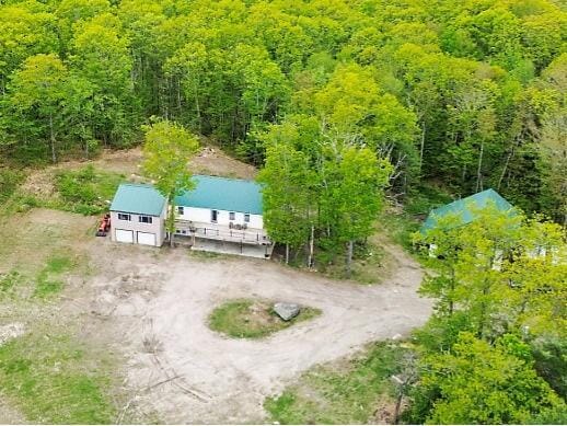 39 Lobo Ln, West Gardiner, ME 04345 - view of subject property with a heavily wooded area