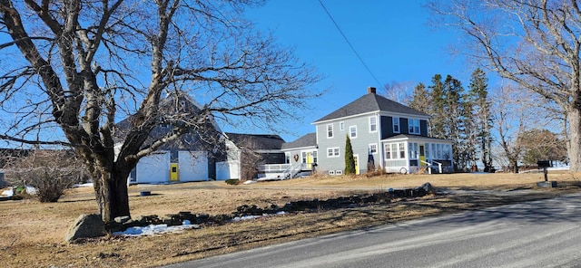 110 Bog Rd, Limestone, ME 04750 - view of front of home with a chimney