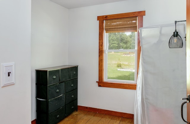 313 Sam Allen Rd, Sanford, ME 04073 - unfurnished bedroom featuring wood finished floors and baseboards