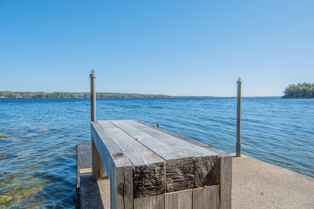 54 Papoose Island Rd, Raymond, ME 04071 - dock area with a water view
