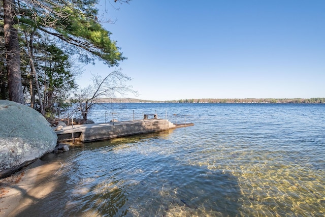 54 Papoose Island Rd, Raymond, ME 04071 - dock area with a water view