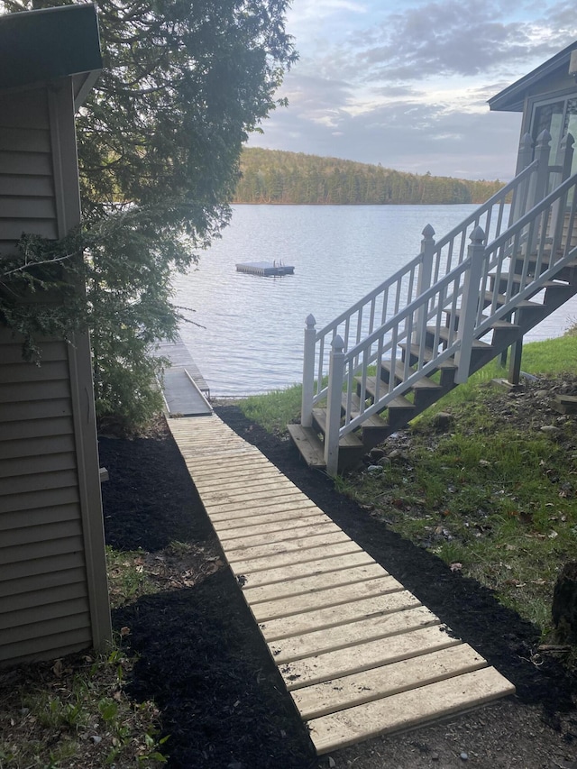 476 Springy Pond Rd, Otis, ME 04605 - dock area with a water view