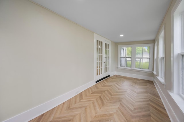 50 14th St, Bangor, ME 04401 - unfurnished sunroom with french doors