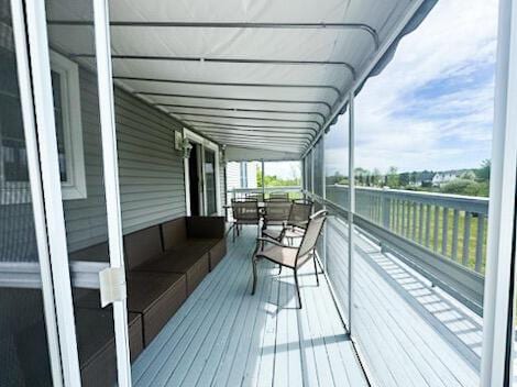 335 Western Ave, Hampden, ME 04444 - view of deck
