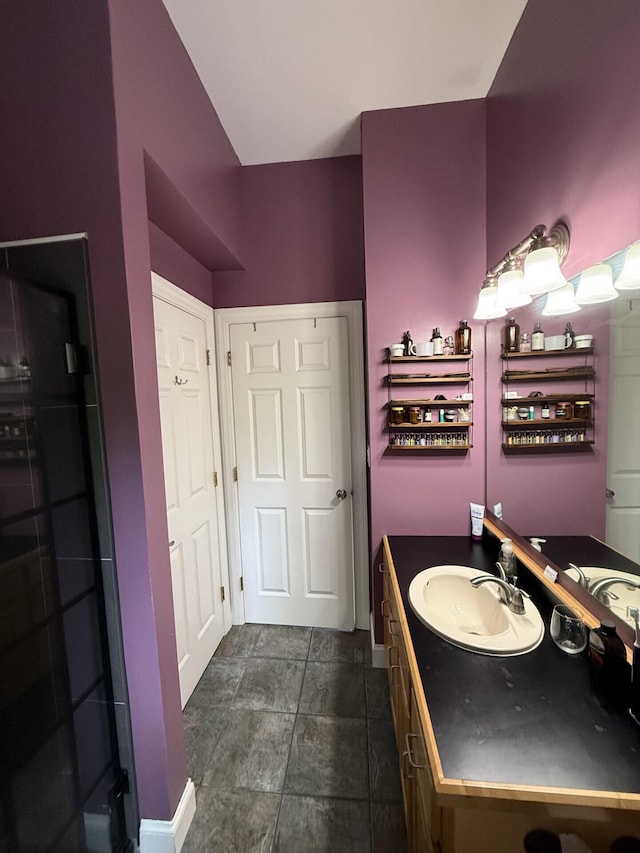 20 Lady Jennifer Dr, Biddeford, ME 04005 - bathroom featuring vanity and a shower with shower door
