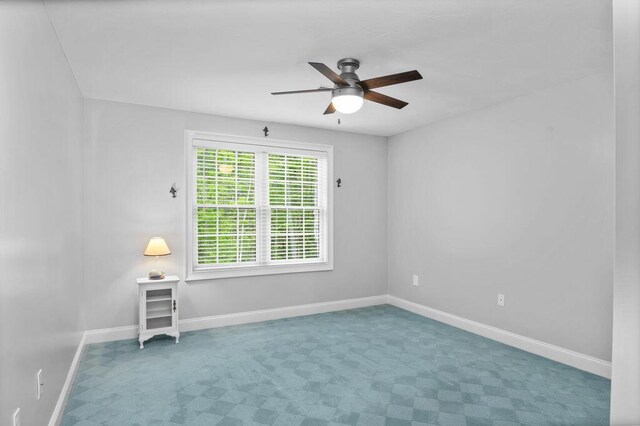 14 Winter Hills Ln, Ogunquit, ME 03907 - carpeted spare room with ceiling fan and baseboards