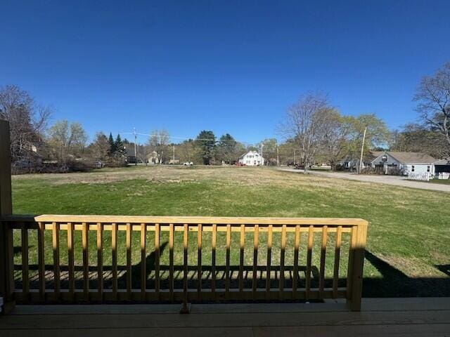 8 Sunset View St Unit 2, Gray, ME 04039 - deck featuring a lawn