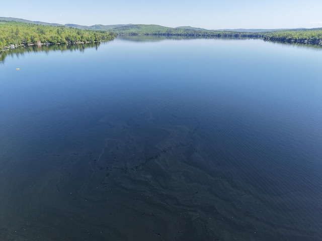 1809 Embden Pond Rd, Embden, ME 04958 - water view featuring a mountain backdrop