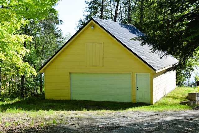 1809 Embden Pond Rd, Embden, ME 04958 - view of detached garage