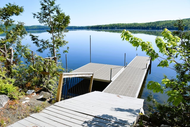 1809 Embden Pond Rd, Embden, ME 04958 - dock with a water view