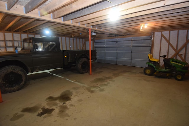 1809 Embden Pond Rd, Embden, ME 04958 - garage with a garage door opener