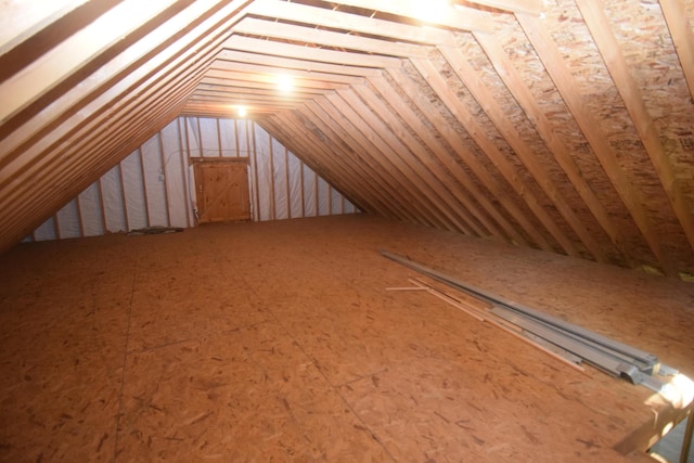 1809 Embden Pond Rd, Embden, ME 04958 - view of unfinished attic