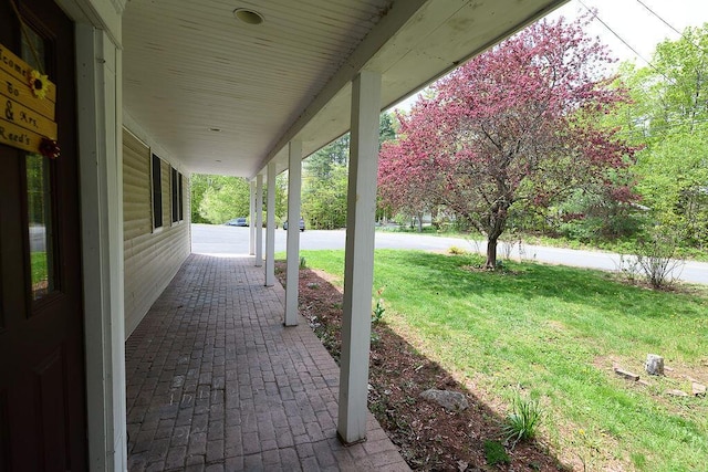 84 Little River Rd, Berwick, ME 03901 - porch with a lawn