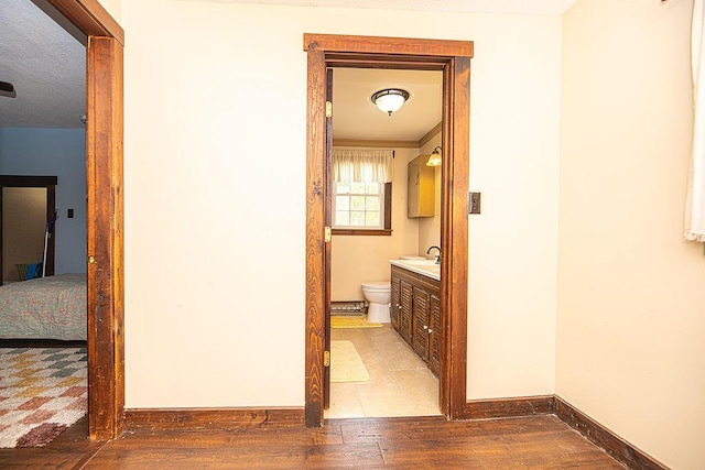 84 Little River Rd, Berwick, ME 03901 - hall featuring hardwood / wood-style flooring and baseboards