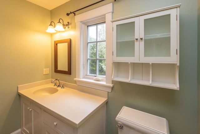 17 Spruce St, Rockport, ME 04856 - bathroom with vanity and toilet