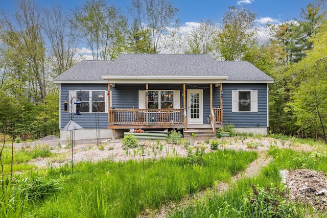 80 Hubbard Rd, Berwick, ME 03901 - view of front facade with covered porch and roof with shingles
