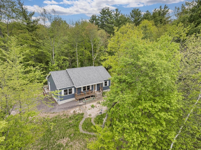 80 Hubbard Rd, Berwick, ME 03901 - aerial view of property and surrounding area featuring a forest