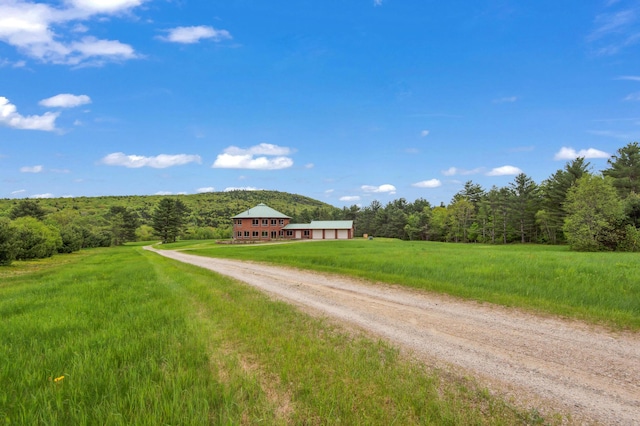 2222 Main Rd, Chatham, NH 03813 - view of dirt / gravel road featuring a view of trees and a rural view