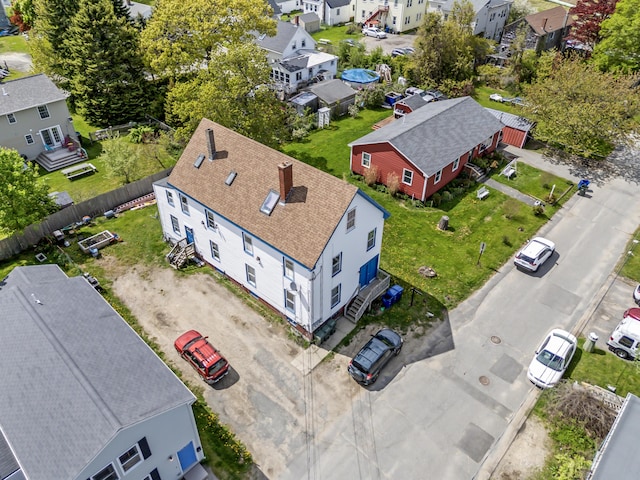 69 Stanford St, South Portland, ME 04106 - aerial perspective of suburban area