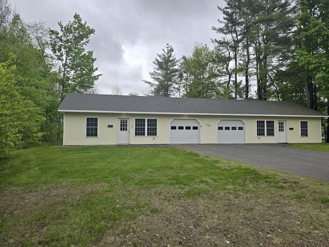 37 Bog Rd, Augusta, ME 04330 - single story home featuring driveway, a garage, and a front yard
