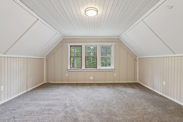 834-836 Sebago Rd, Sebago, ME 04029 - bonus room featuring lofted ceiling and carpet