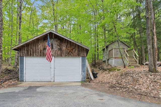 834-836 Sebago Rd, Sebago, ME 04029 - view of detached garage