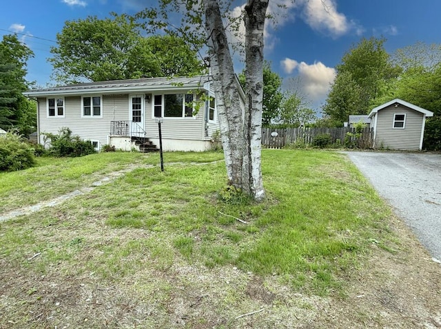 24 Mitchell St, Lewiston, ME 04240 - view of yard featuring driveway