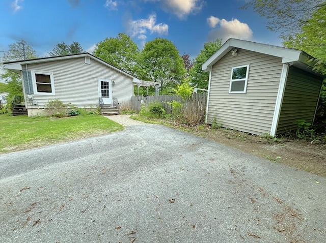 24 Mitchell St, Lewiston, ME 04240 - view of property exterior with entry steps